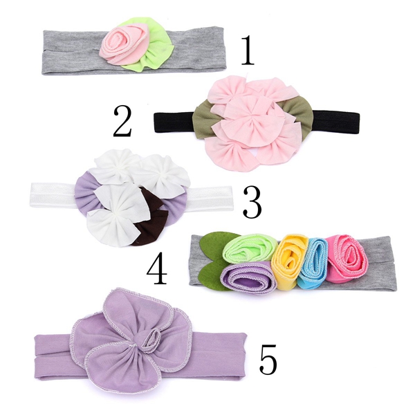 Adorable Baby Girls Kids Flower Headband Hair Band Accessory
