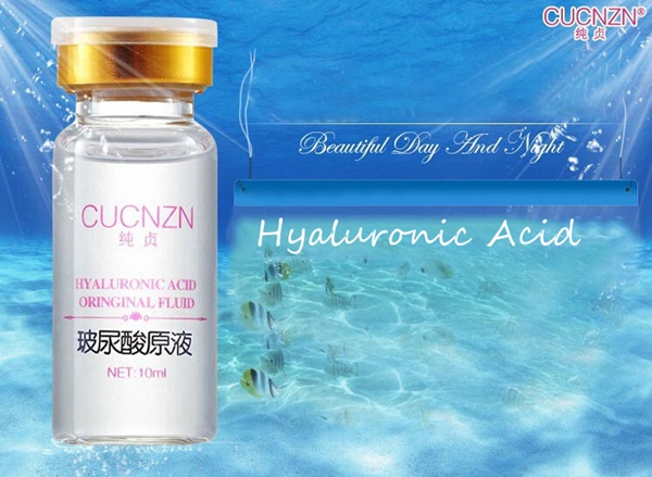 4Pcs CUCNZN Pure Hyaluronic Acid Liquid Face Skin Care Lotion