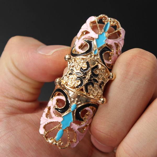 Vintage Hollow Butterfly Knuckle Ring