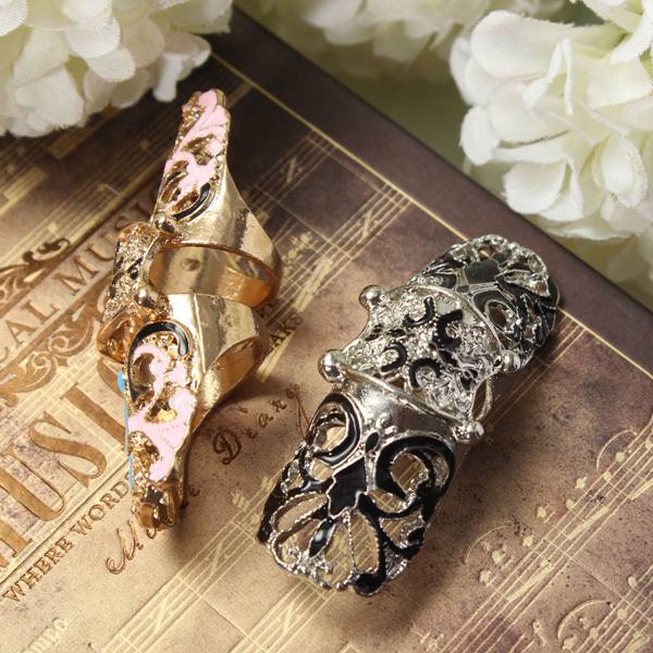 Punk Hollow Butterfly Ring