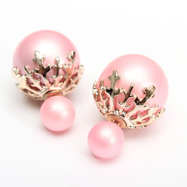 Elegant Double Beads Earrings