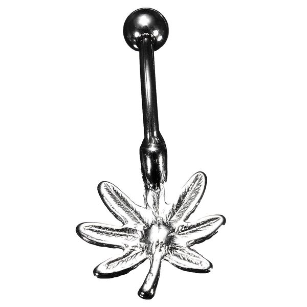 Leaf Belly Button Navel Ring