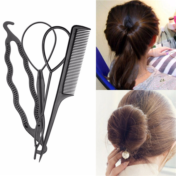 Professional Hair Braid Tool Twist Styling Clip Stick Bun Maker Comb DIY  Accessories – 