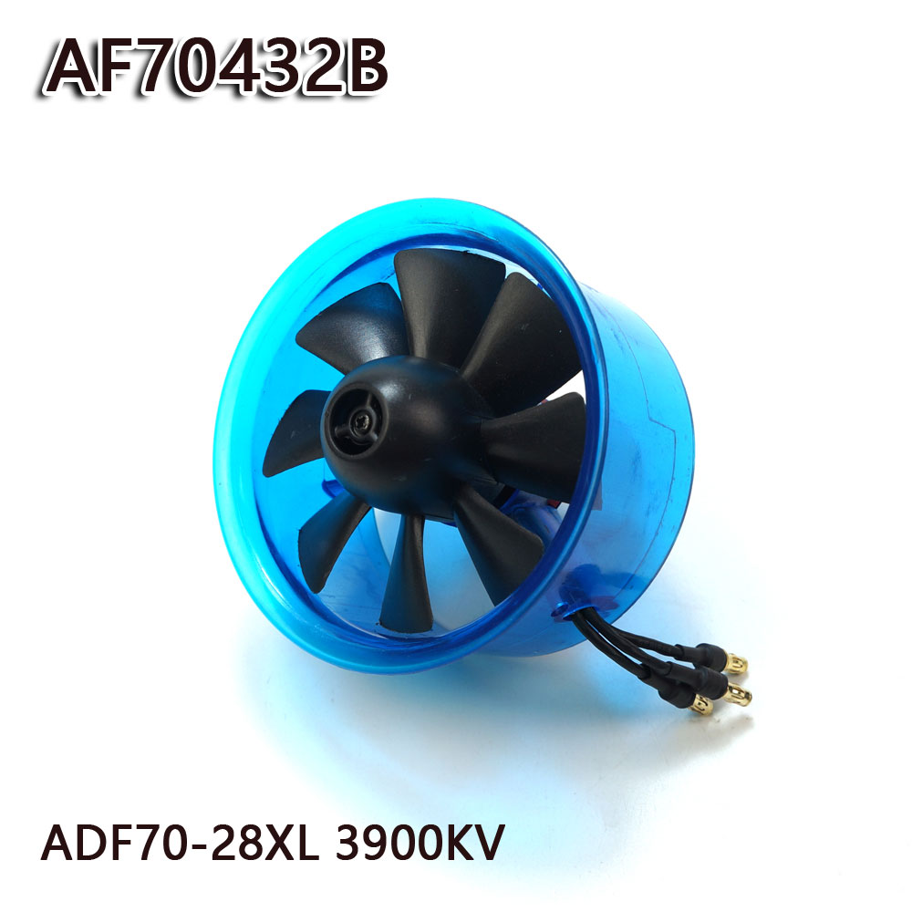 AEORC 70mm Ducted Fan System EDF AF70432B/AF70432B-P2 for Jet Plane with Brushless Motor - Photo: 4