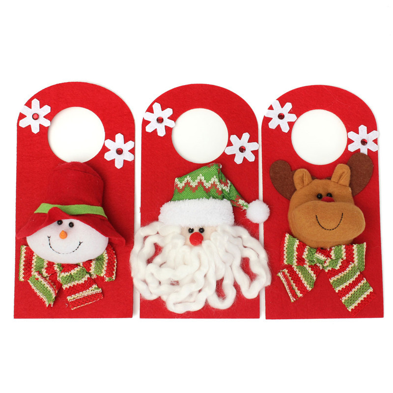 Christmas Xmas Decoration Hanging Santa Clau Snowman Elk Christmas Decoration
