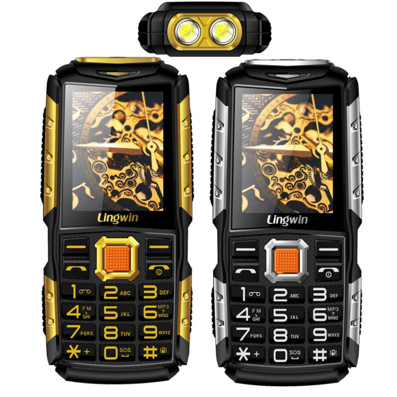 Lingwin N2 2.4'' 3100mAh OTG  Dual Flashlight Power Bank Mobile Phone