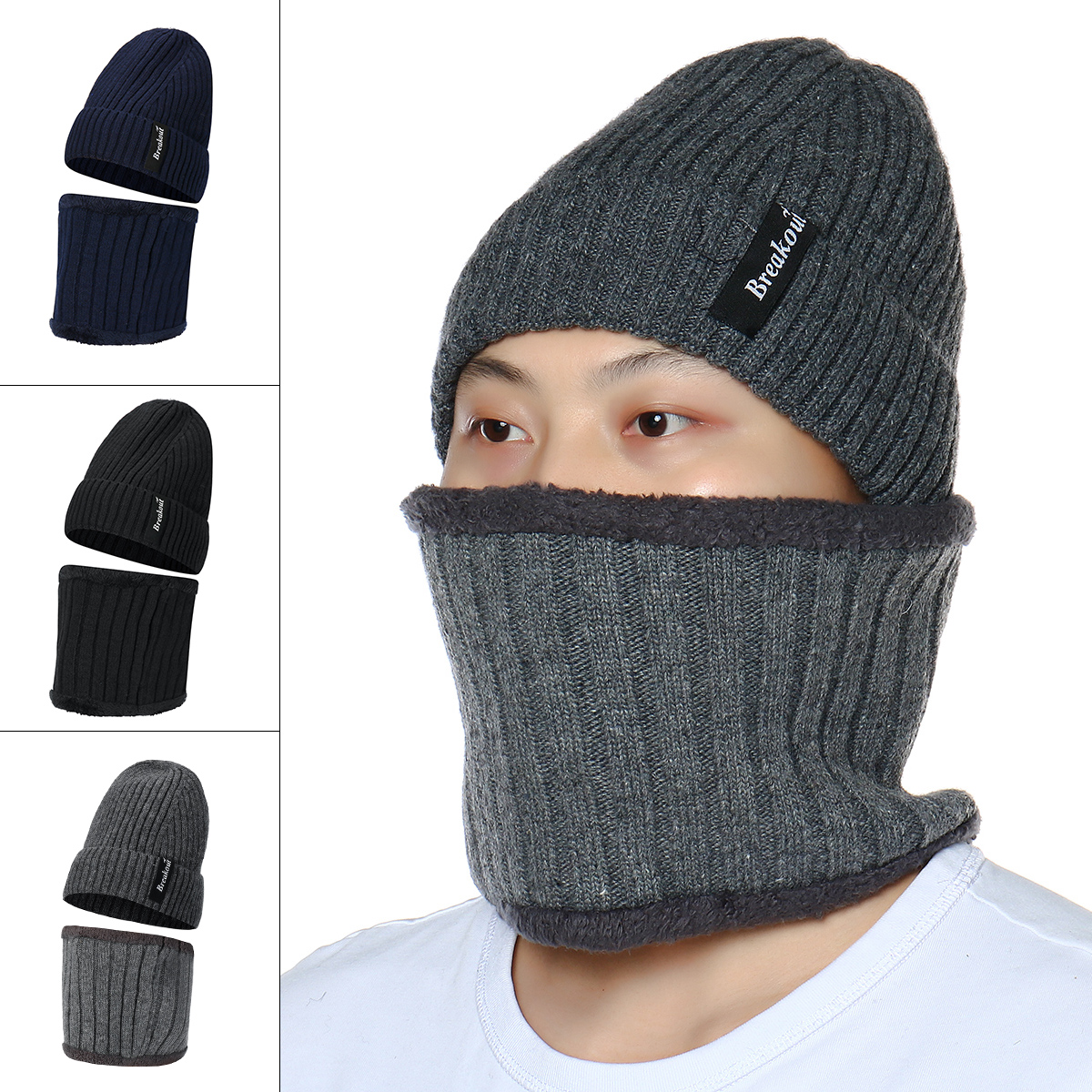 Details about   2Pcs Unisex USB Heating Heated Head Neck Face Hat Cap Scarf Winter Warm 