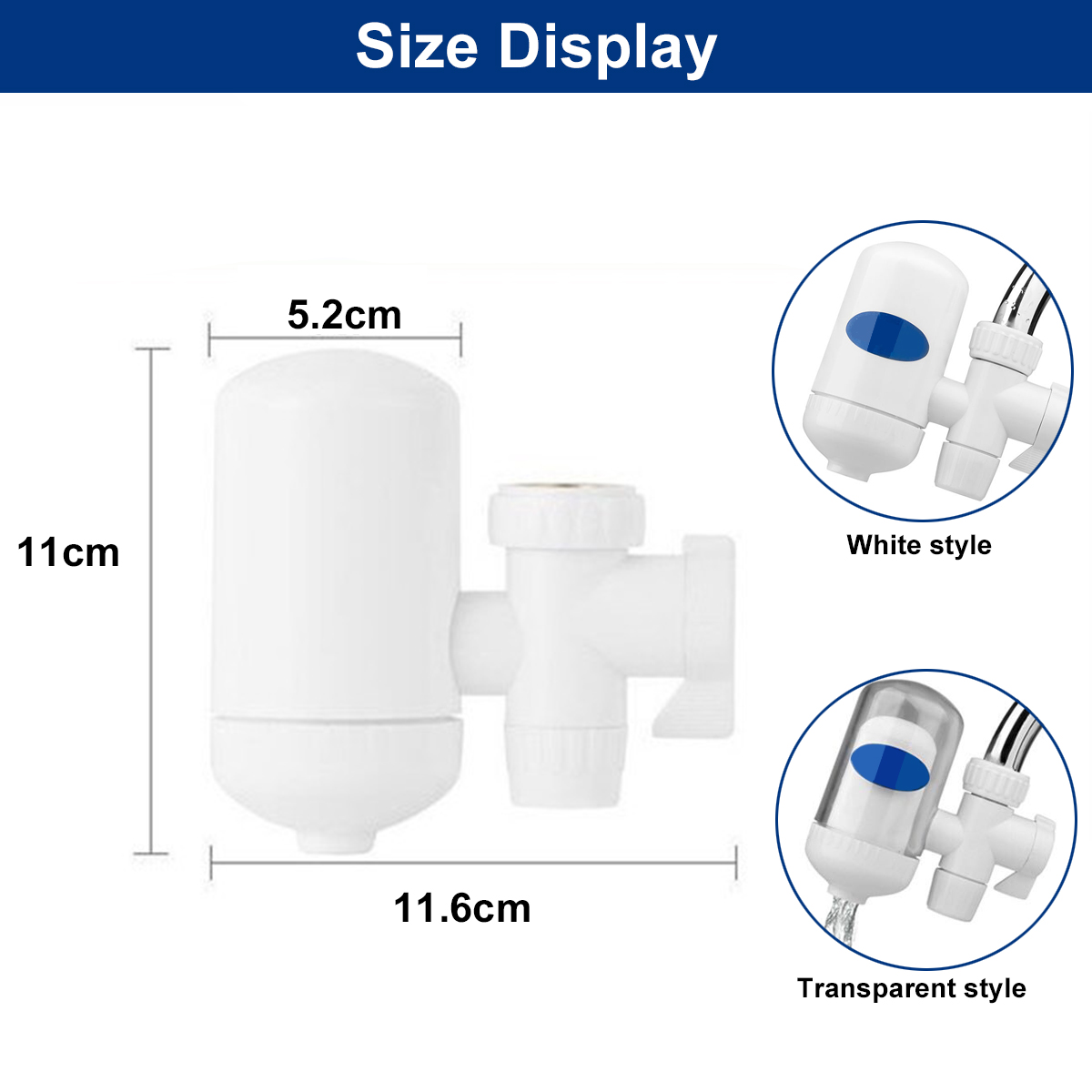 Bakeey Faucet Tap Water Purifier Filter Kitchen Tap Water Filter Washing  Vegetable and Cooking Water Filter | Alexnld.com