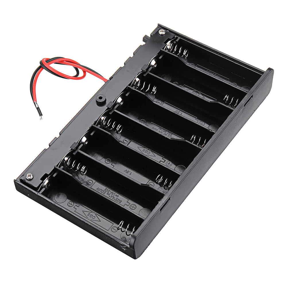 Module， 8 Slots AA Battery Box Battery Holder Board with Switch for 8xAA Batteries DIY kit Case Board
