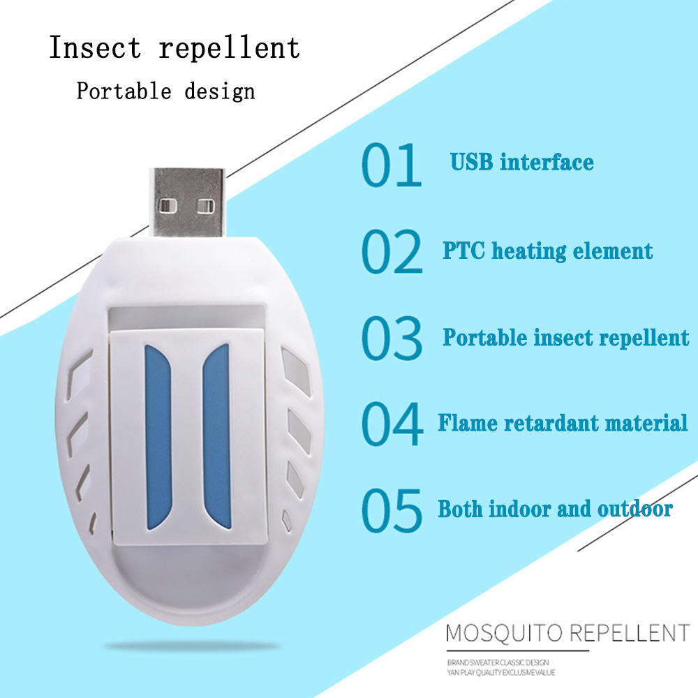 Environmental Electric USB Mosquito Repellent Heater Insect Killer Tablets 
