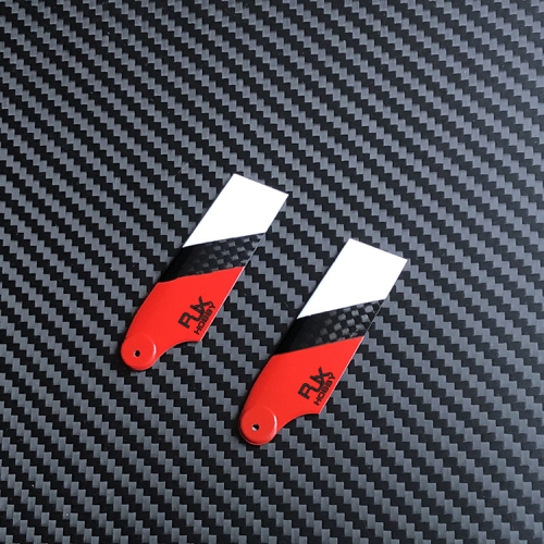 1 Pair RJX 62mm Carbon Fiber Tail Rotor Blades for 450 RC Helicopter - Photo: 3