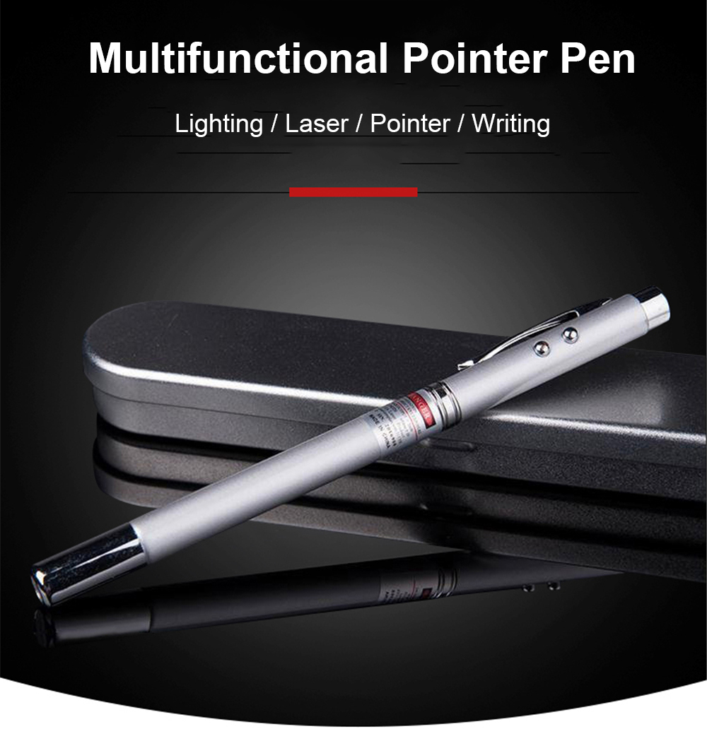 Practical 4 in 1 Laser Pointer Pen Telescopic Ballpoint Pen for Presentation UK 