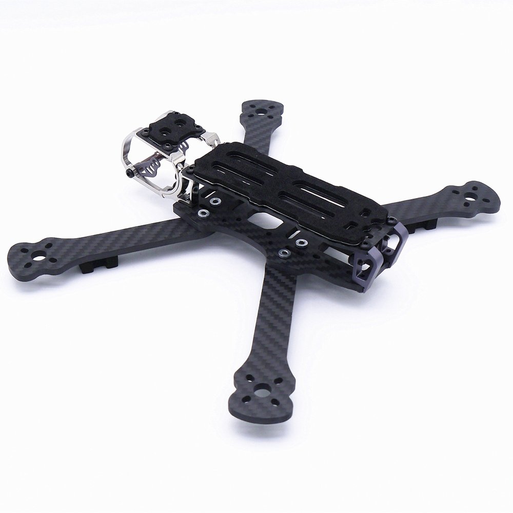 Fonster BB5 236mm 5inch Compressed X Carbon Fiber Quadcopter Frame Kit 4mm Bottom Plate Kit For FPV Freestyle RC Racing Drone - Photo: 2