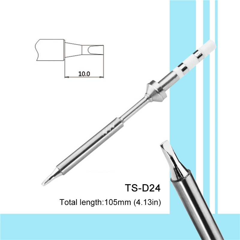 7 Types Mini Soldering Tips with Stainless Steel Iron Replacement for Ts100 Soldering Station TsD24 