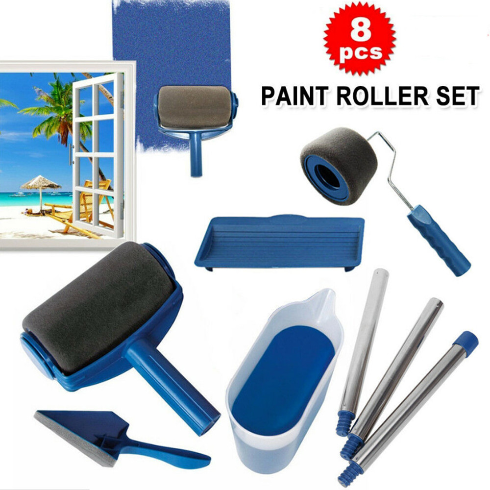 6 PCS/Set Paint Roller Brush Room Wall Painting Runner Decor Pintar Tool Kits 