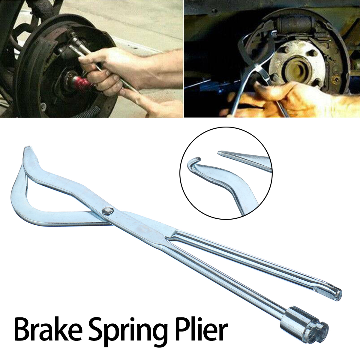 Details about   Brake Spring Plier Remove/Install Shoe Return Springs Workshop Professional Tool