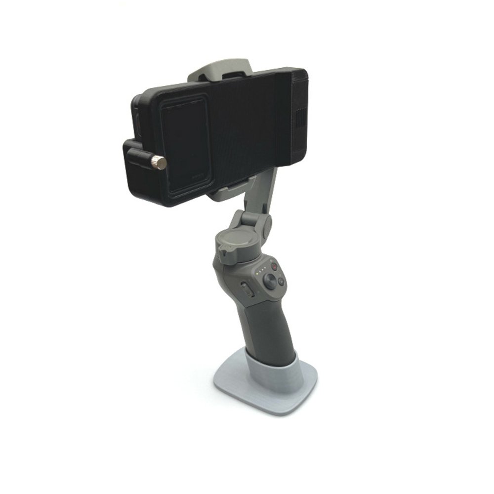 3D pPrinted Plastic Adapter Mounting Bracket for DJI OSMO MOBILE 3 Gimbal To Hero 8 Black FPV Camera - Photo: 2