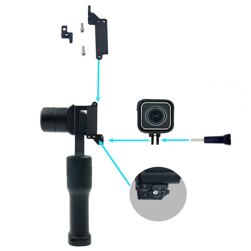 iSteady GG2 3-Axis Handheld Gimbal Camera Stabilizer Support GoPro 3/3+/4/5 Session Xiaoyi AEE SJCam M10 - Photo: 4