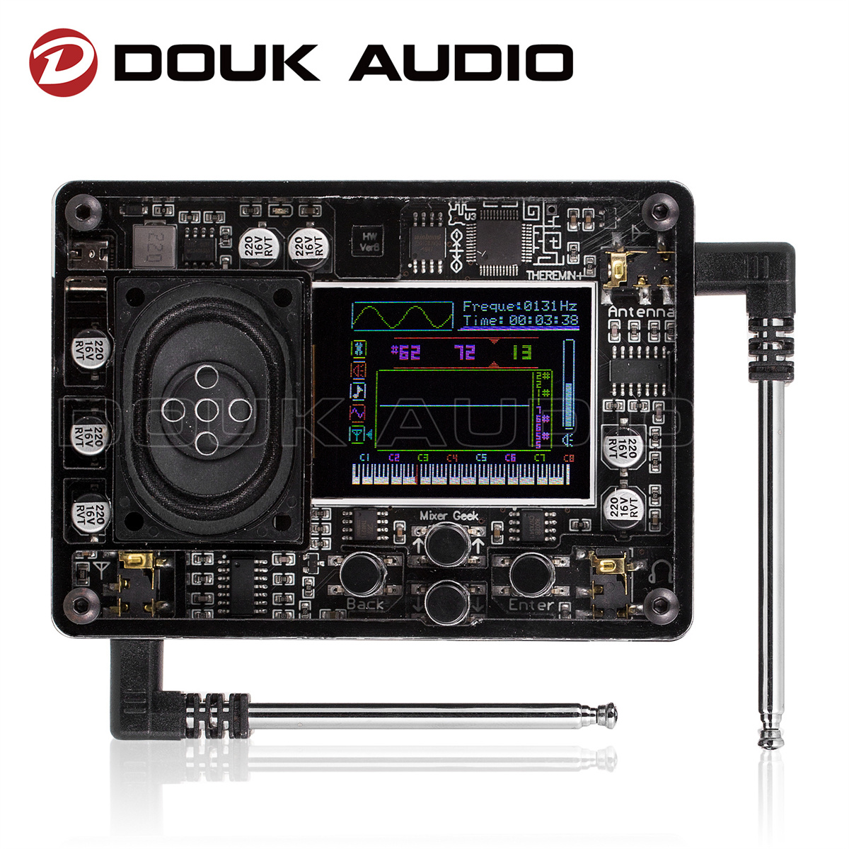 Douk Audio Mini Theremin Musical Electronic Creative Instrument Retro za $48.99 / ~201zł
