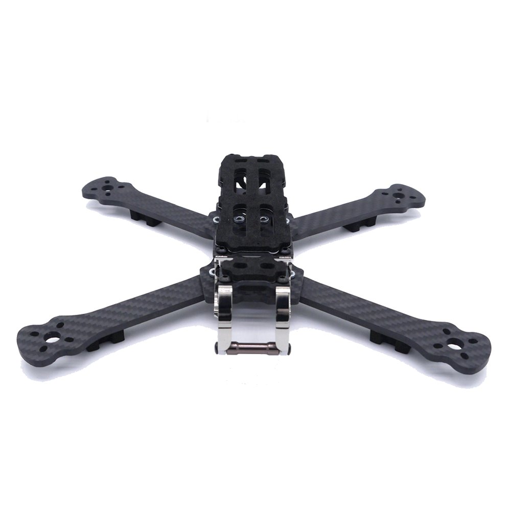 Fonster BB5 236mm 5inch Compressed X Carbon Fiber Quadcopter Frame Kit 4mm Bottom Plate Kit For FPV Freestyle RC Racing Drone - Photo: 4