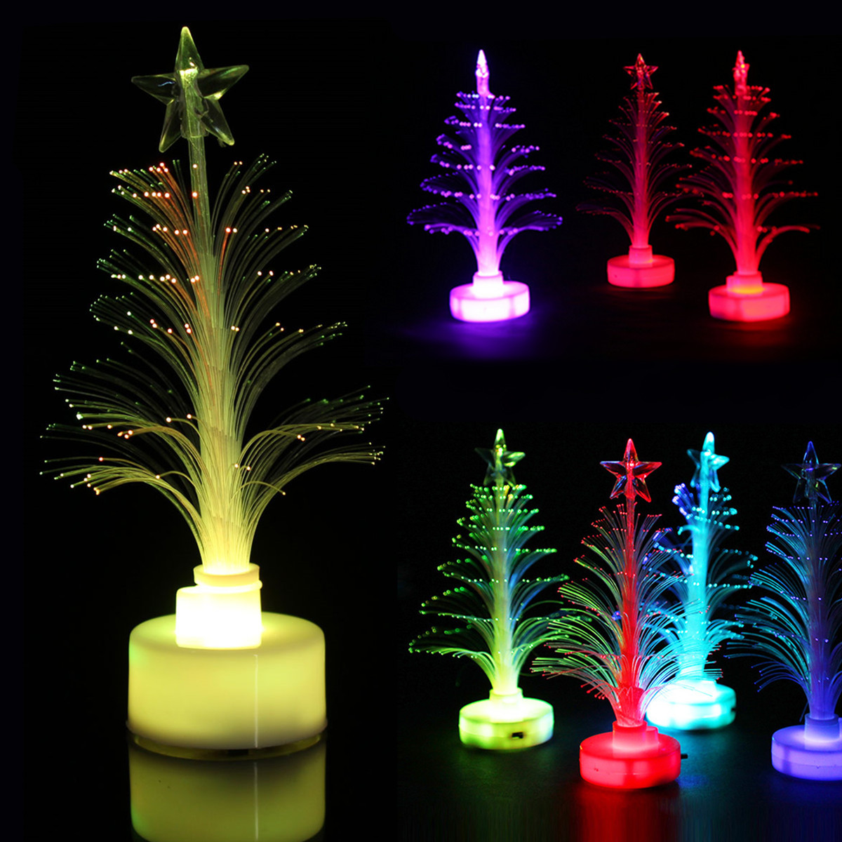 Multicolor LED Christmas Tree Crystal Christmas Tree Party Decoration