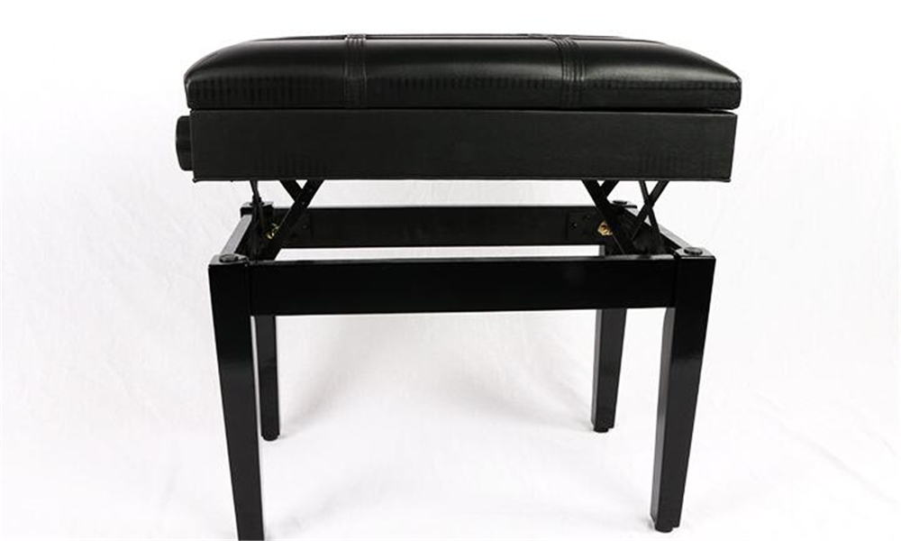 Single lift solid wood piano stool child adjustable height stool Guzheng bench - Photo: 6