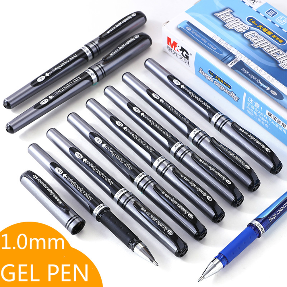 lot 12pcs Baoke Gel ink pen 0.7mm business signature Smooth Writing pens Black 