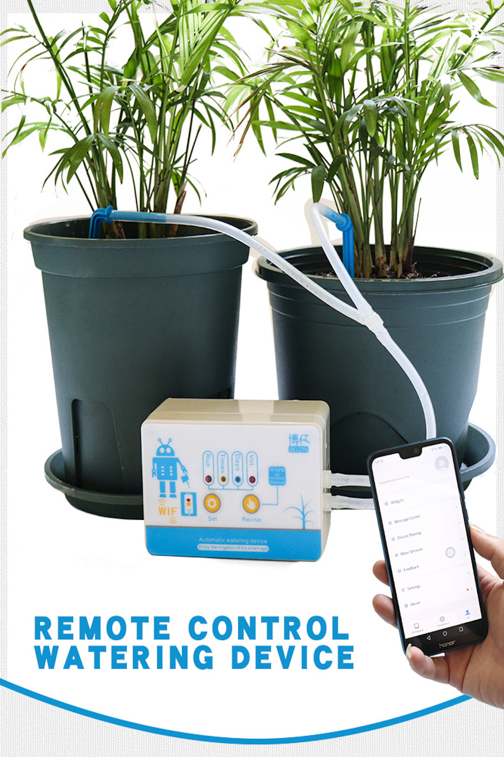 Watering Controller Indoor Plants Drip Irrigation Device Water Pump Timer System 
