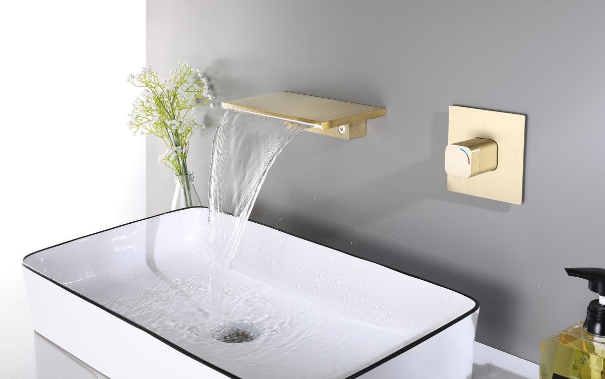Details about   Vanity Basin LED Mixer Waterfall Spout Deck Mounted Faucet Single Handle Control 