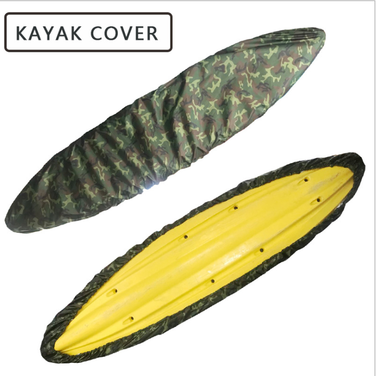 Durable Kayak Cover Canoe Boat Dust Waterproof UV Resistant Dust Storage Shield 
