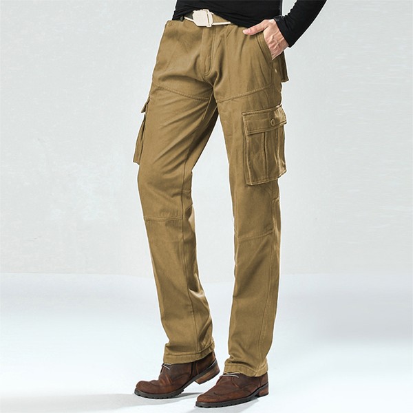 Benryhome.com : Mens Winter Plus Velvet Outdoor Cargo Pants Casual ...