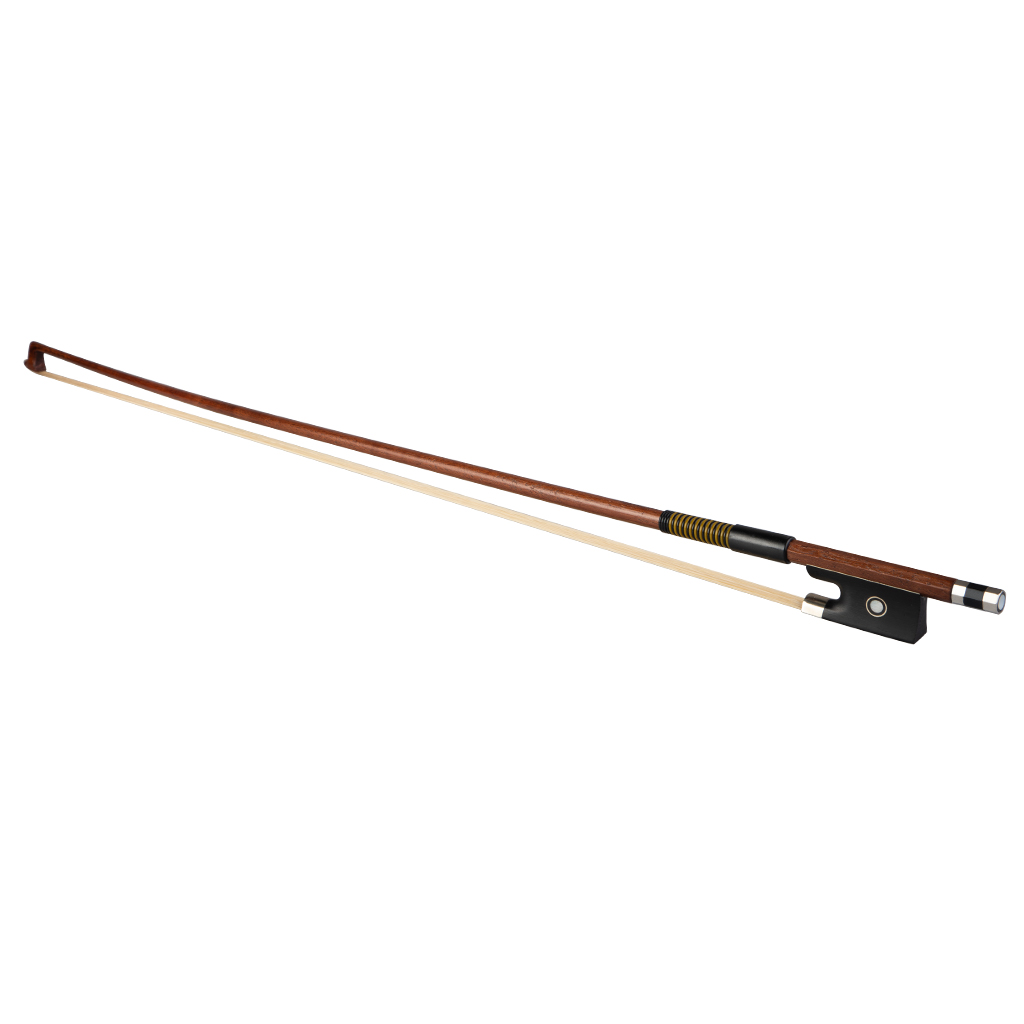 NAOMI Classic Brazilwood 4/4 Violin Bow Light Weight Proper Balance Mongolian Horsehair Bow Hairs Ebnoy for 15/16 Inch Viola - Photo: 7