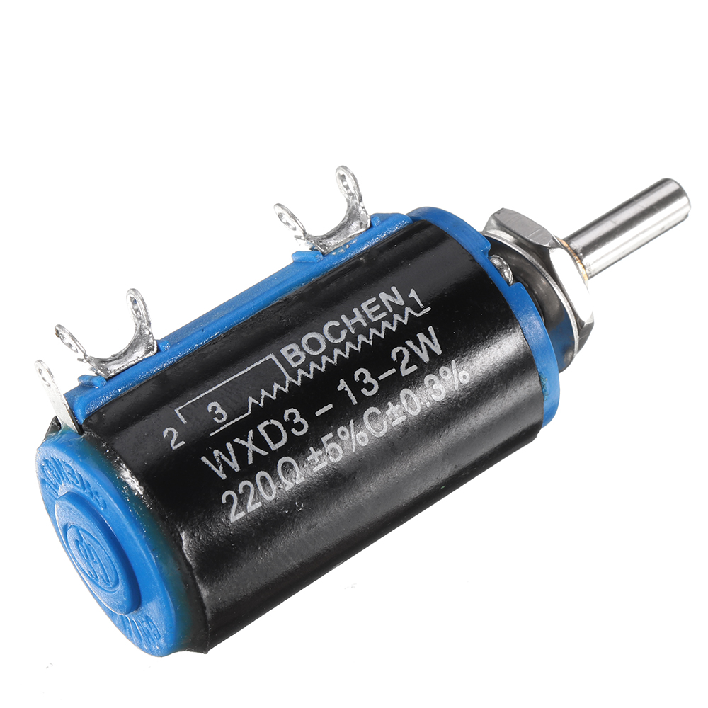 Nuevo WXD3-13-2W 220 Ohm Rotativo Multi-Turn Wirewound Potenciómetro de precisión