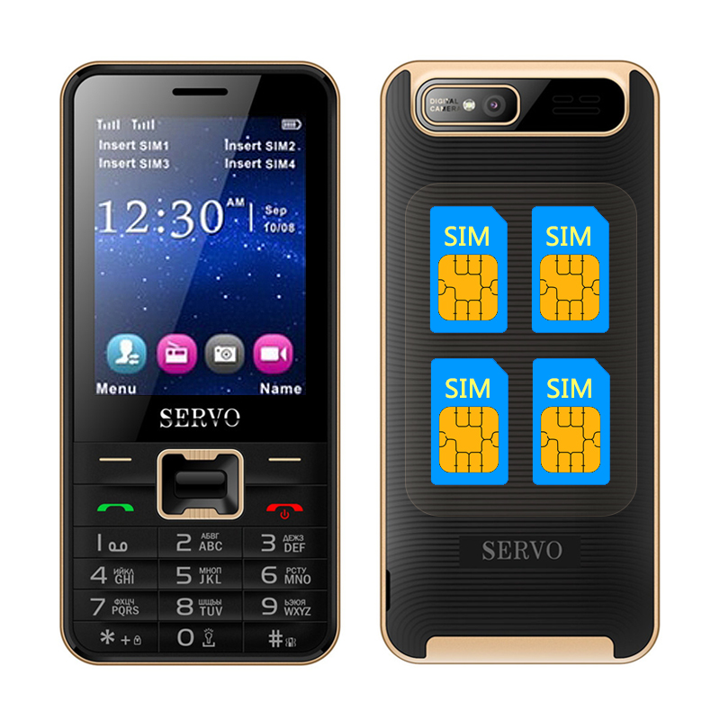 SERVO V8100 2.8-inch 1800mAh Quad Standby Outdoors Mobile Phone
