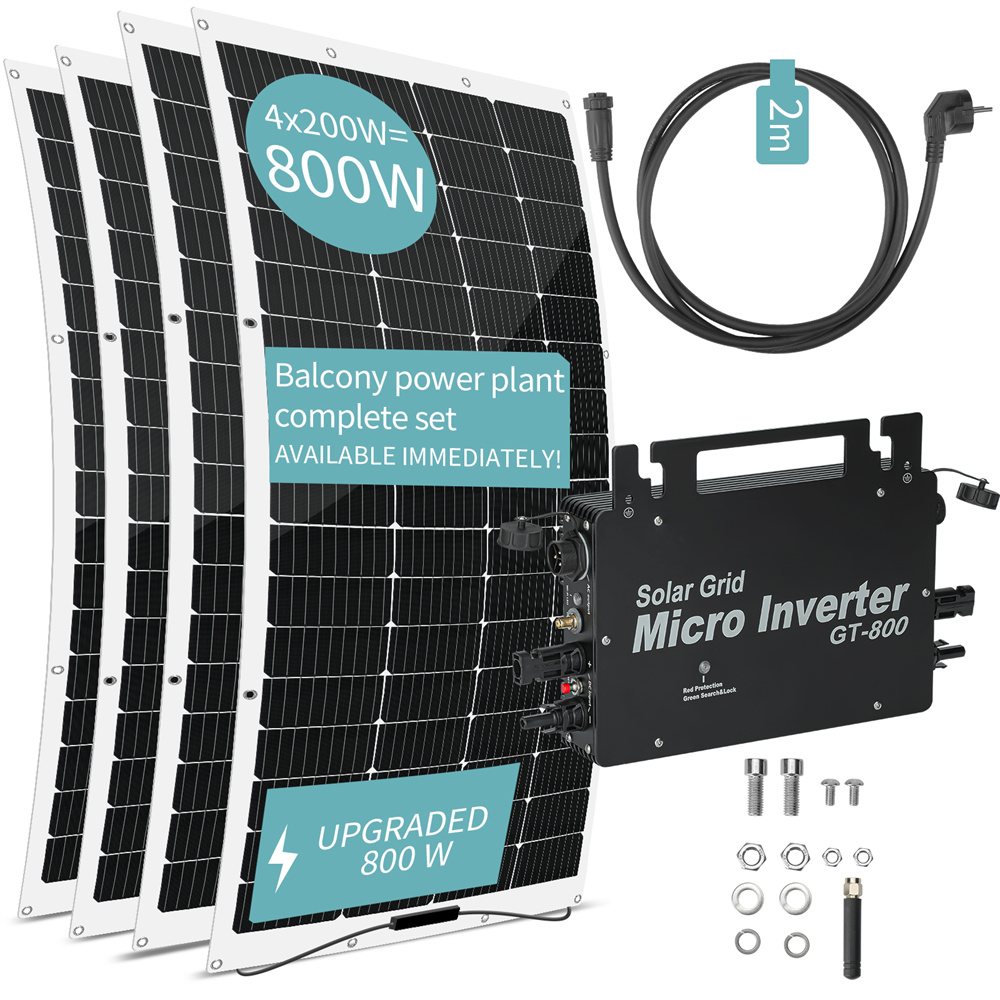 Panele solarne LANPWR 800W Balcony Power Plant z EU za $593.00 / ~2354zł