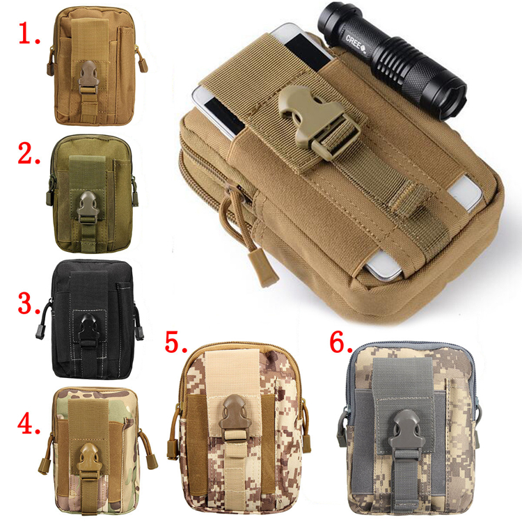 Outdoor Tactical Waist Belt Pack Bag Wallet Sports Camping Hiking Pouch YW