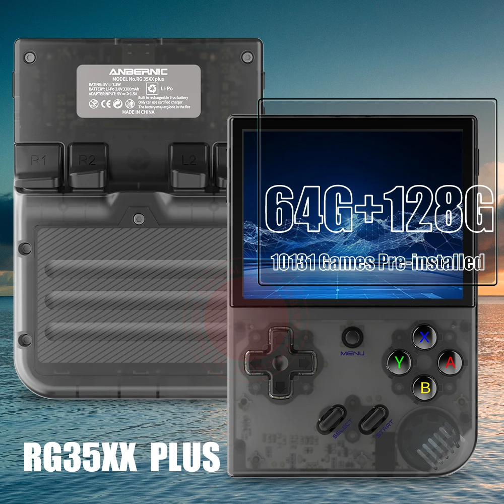 Retrokonsola ANBERNIC RG35XX Plus 64/128GB za $81.99 / ~327zł