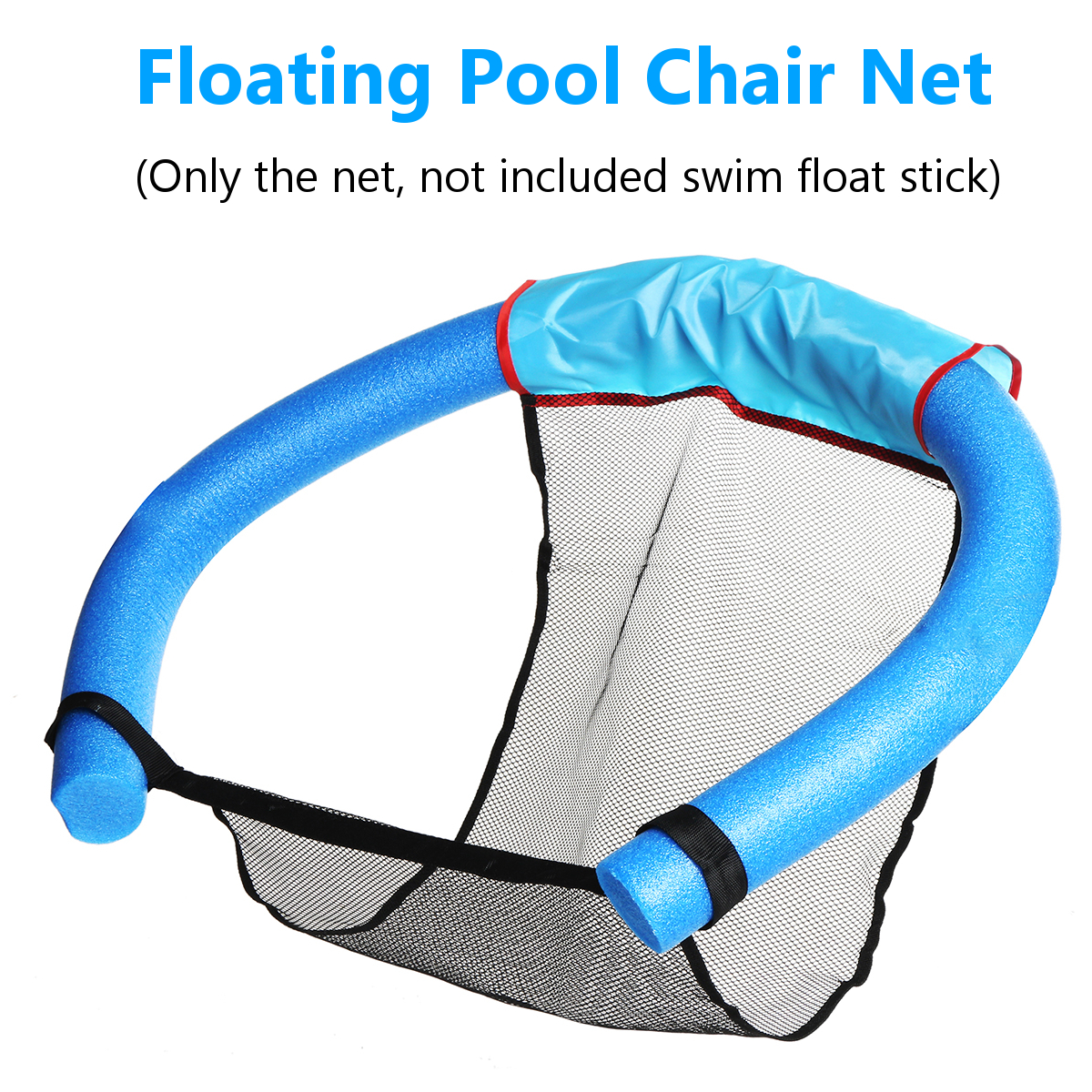 1Pc Pool Noodle Chair Net Swimming Bed Seat Floating Chair Accessories 80*44cm 