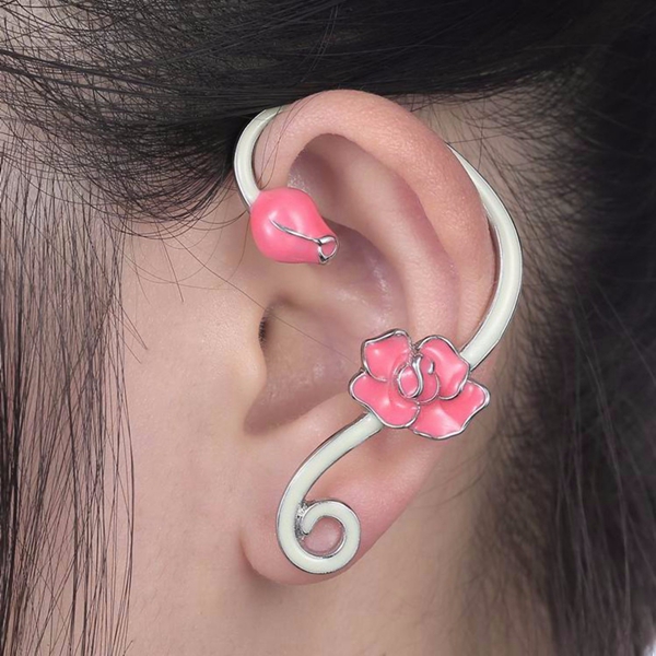 Flower Earring Cuff
