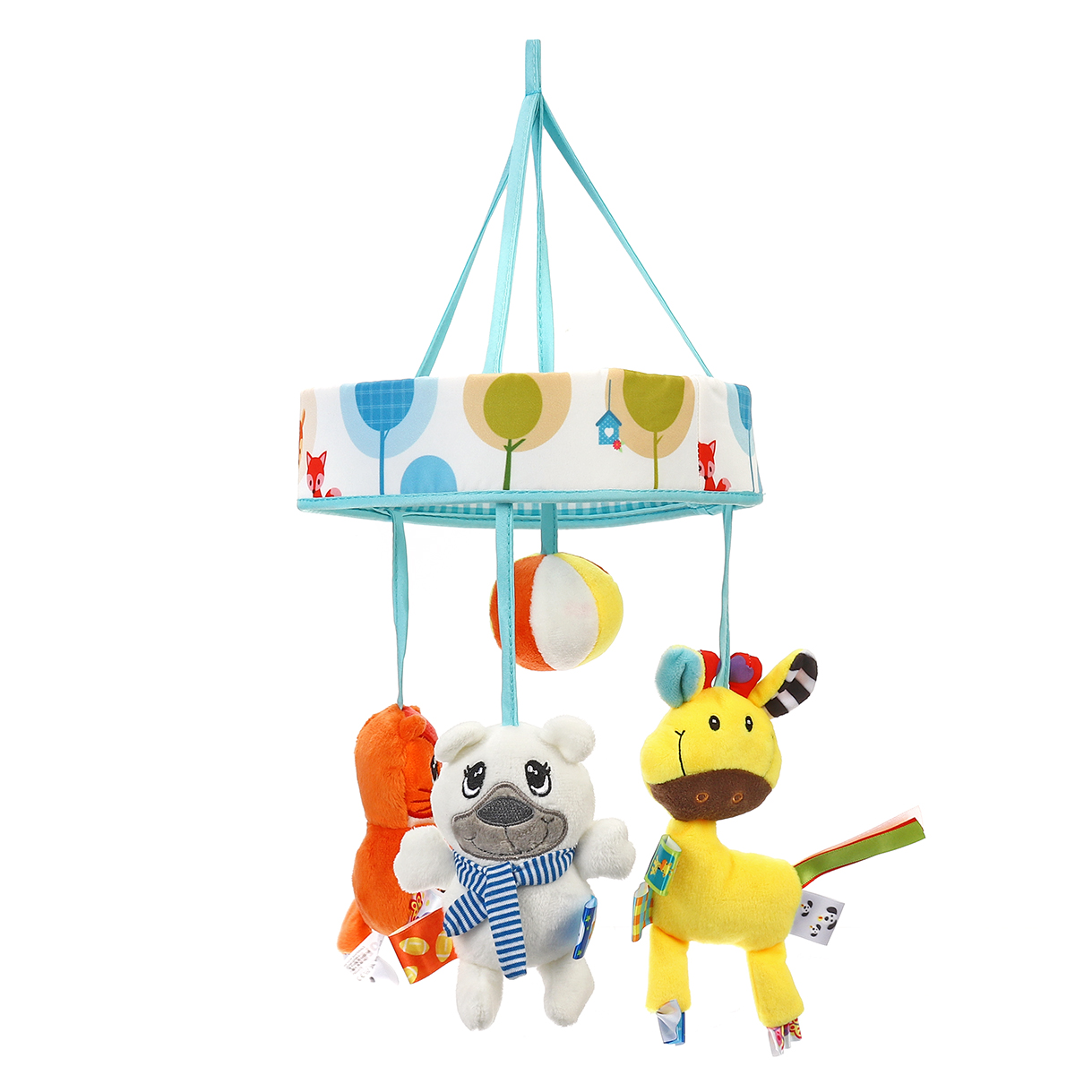 Baby Child Kids Crib Mobile Bed Bell Sound-Toy Holder Arm Bracket+Wind up Music 