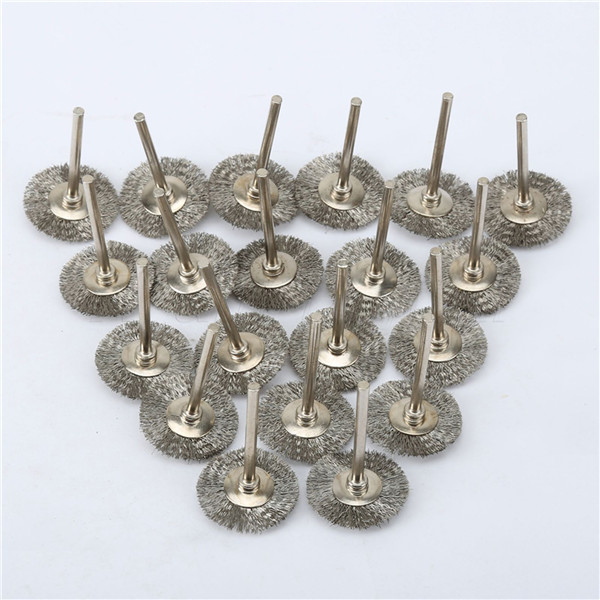 20pcs Stainless Steel Wire Wheel Brush