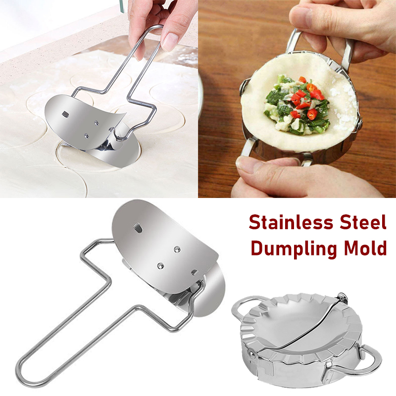 Set Of Dumpling Mold Maker Machine Slicer Cutter Stainless Steel Kitchen Tool