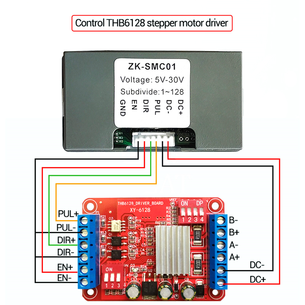 SMC01 42 57 Controlador de motor paso a paso control velocidad reversa ángulo pulso Board 