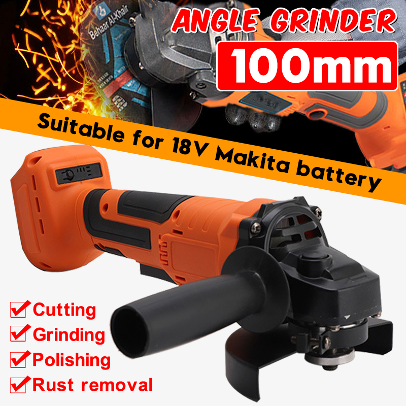 Details about   Cordless Angle Grinder Portable 18v Lithium Ion For Makita BatteryPower 100mm 