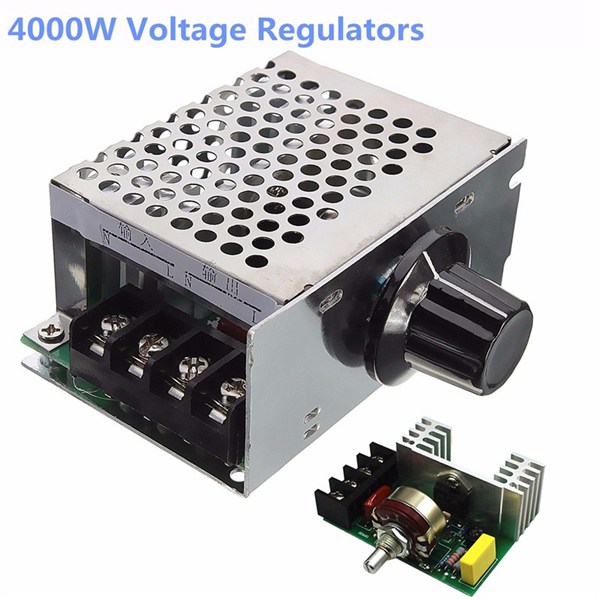 4000W 220V AC SCR_Motor Speed Light Controller_Module Voltage Regulator DimmerAL 