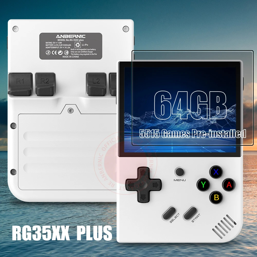 Retrokonsola ANBERNIC RG35XX Plus 64GB za $72.99 / ~291zł