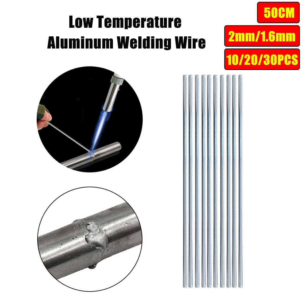 10PCS 50CM Aluminium Low Temperature Welding Soldering Brazing RodX1F 