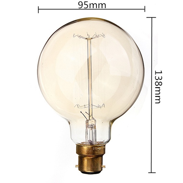 Incandescent Bulb Detailed Drawing
