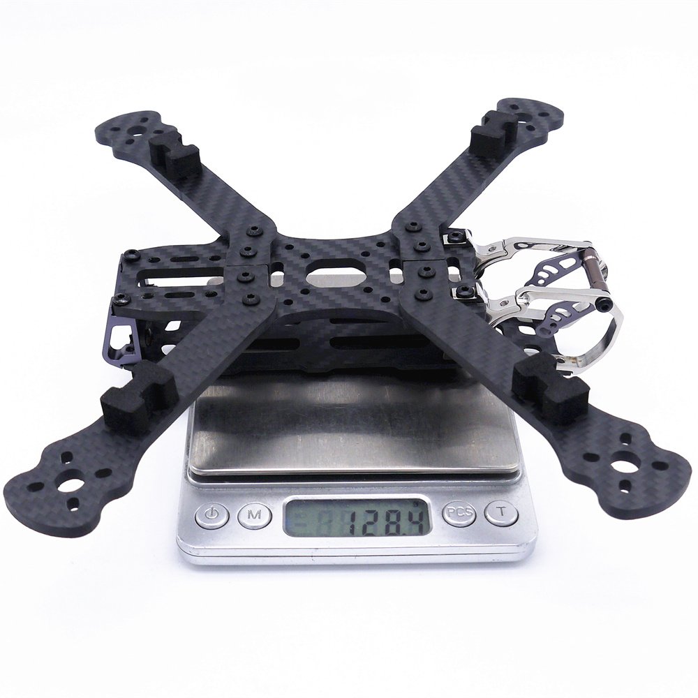 Fonster BB5 236mm 5inch Compressed X Carbon Fiber Quadcopter Frame Kit 4mm Bottom Plate Kit For FPV Freestyle RC Racing Drone - Photo: 5