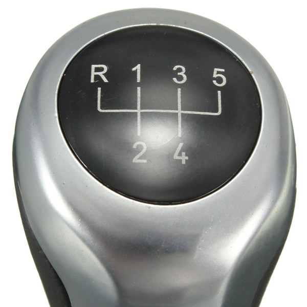 5 Speed Black & Silver Manual Gear Knob Shift For BMW E30 E32 E36 E46 E39 E34 Z3